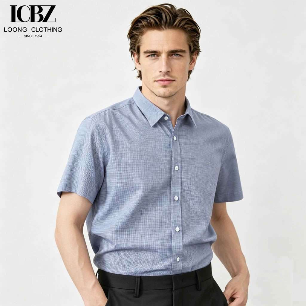 Men’s Custom Oxford Long Sleeve Shirt OEM Manufacturer 5 1.1 5