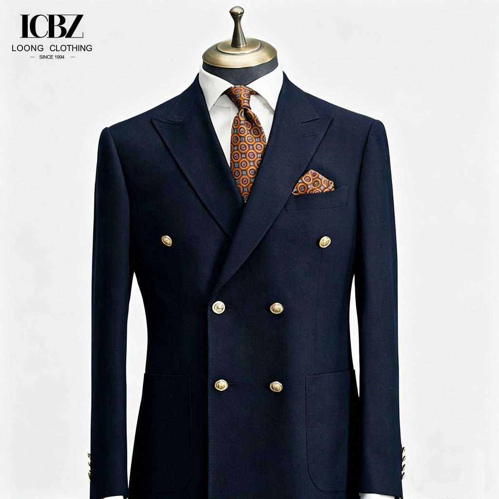 Double-Breasted Men‘s Tuxedo Suit – Ideal for Wedding Rental & Retail Businesses