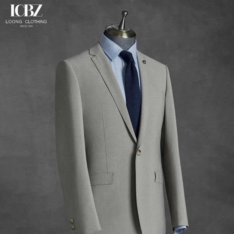 Luxury Gray Men's Wedding Tuxedo Groom Suit for Rental Business 5 Men's Wedding Tuxedo