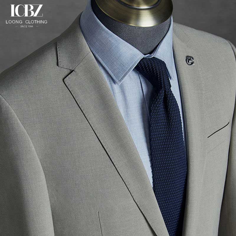 Luxury Gray Men's Wedding Tuxedo