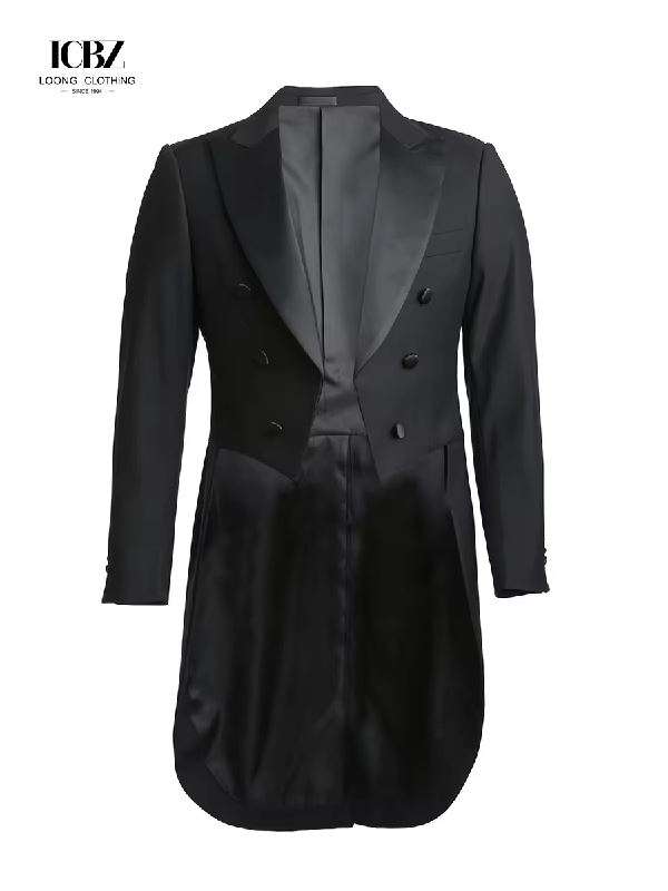 long tailcoat groom mens suit