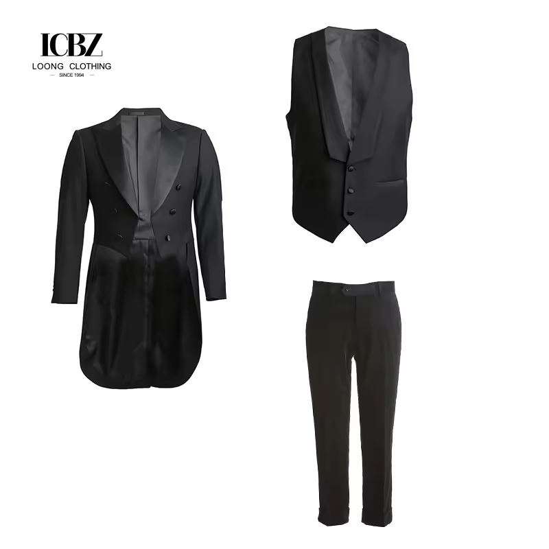 3 piece suit tailcoat
