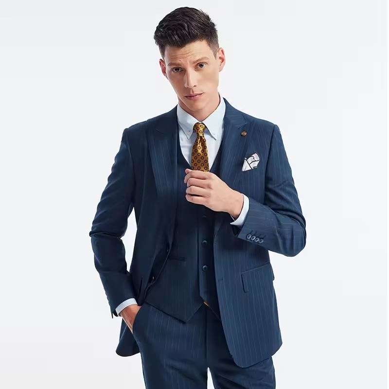 Men’s Casual Suits Manufacturer 35 tuxedo sky blue suit for men
