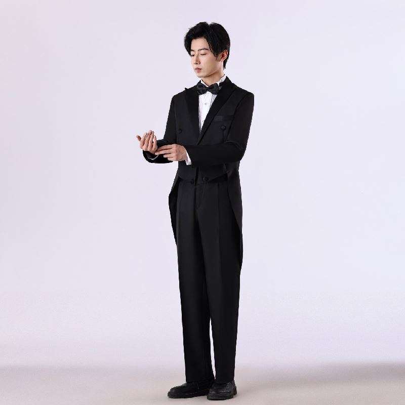 suit with long tailcoat